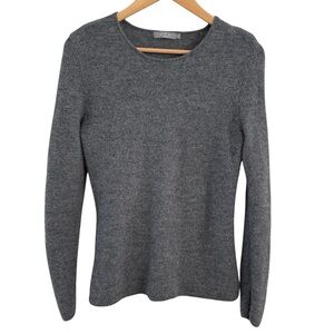 MFH Baby Alpaca Wool Sweater Women’s Size XL Grey Knit Made in Peru